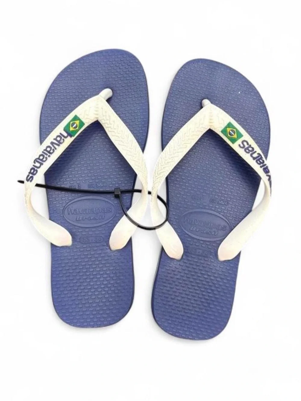 Havaianas Brasil Logo Flip-Flops – Kids Size 33/34 (US 1.5)